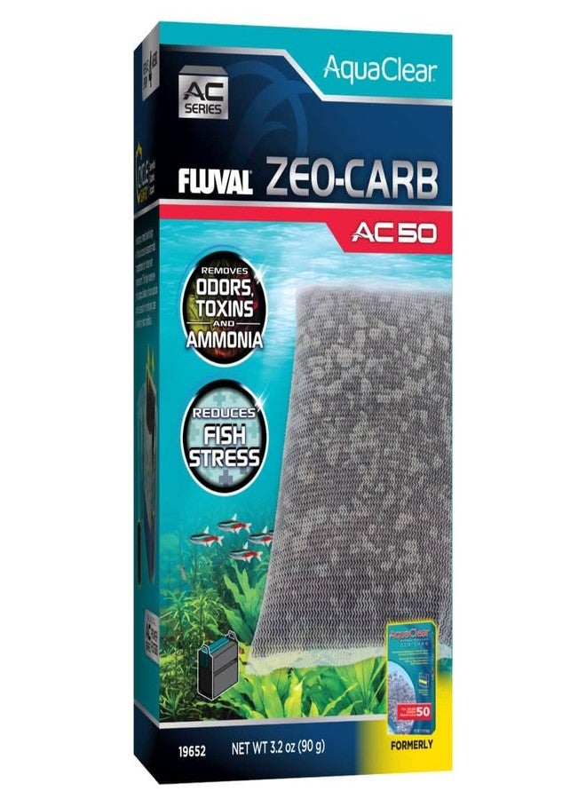 Fluval - Zeo for AC50 Power Filter, 3.2 oz / 90 g - Promotes Clear Water, Improves Fish Health, for Use in Freshwater & Saltwater Aquariums - Image 1